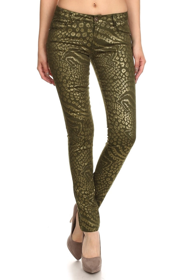 Juniors Metallic Party Pants – Shiny Finish