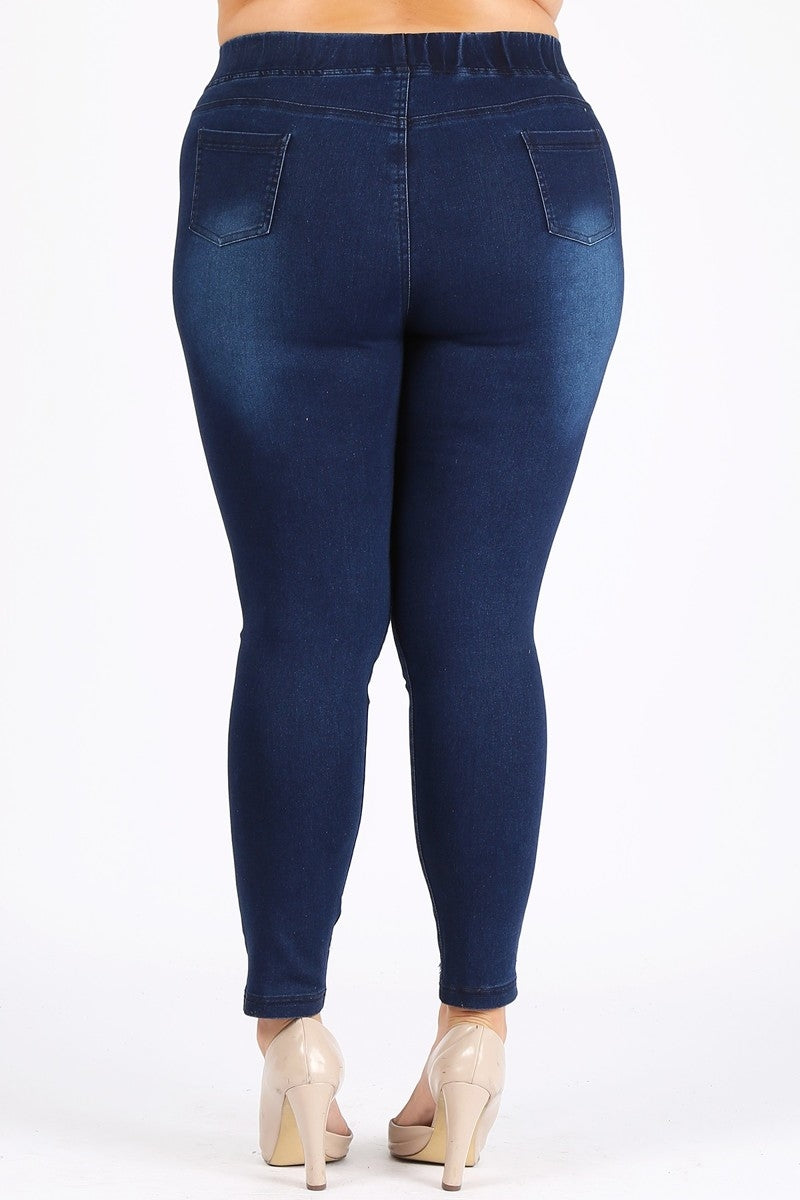 Extended plus size 4X/5X-5X/6X women Jeggings