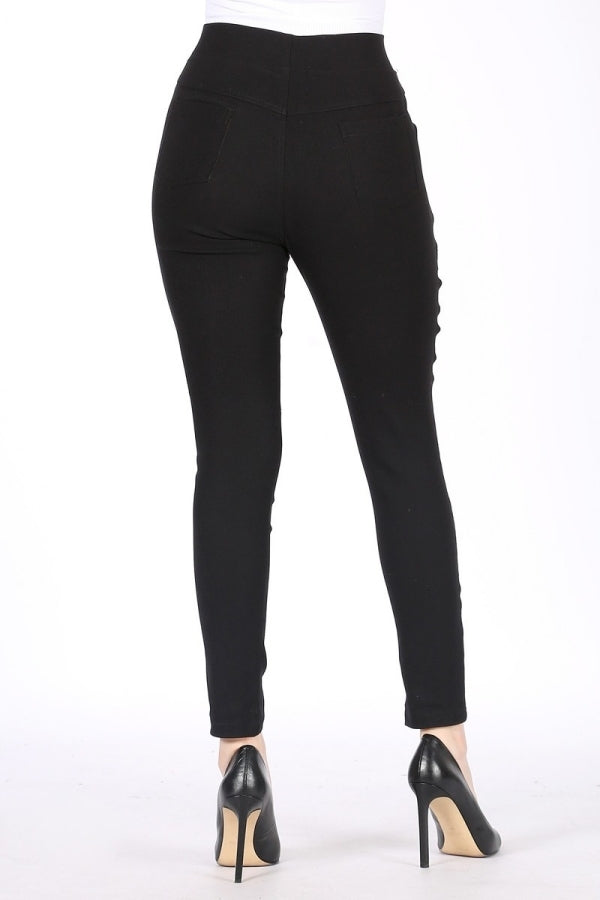 Juniors Mid-rise Stretch Skinny Jeggings Pants