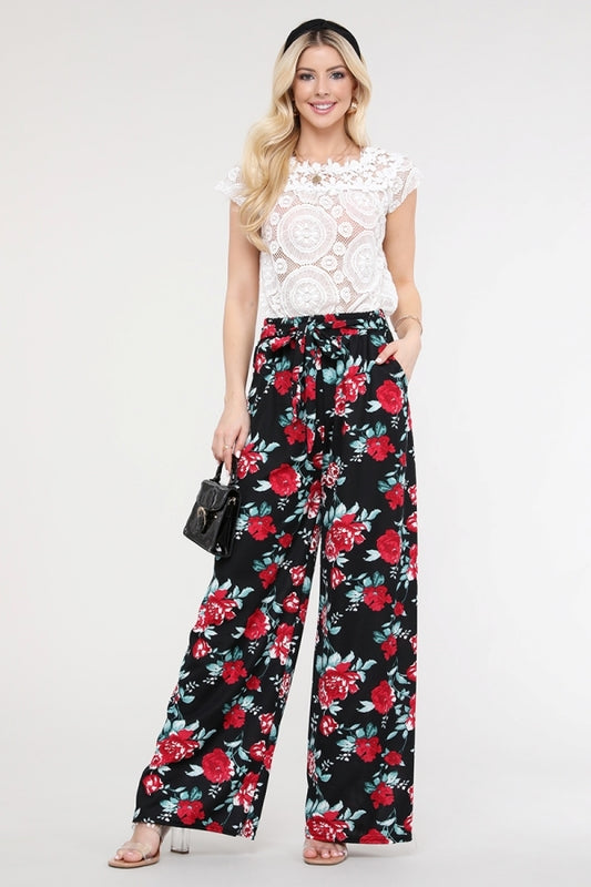 ONE SIZE FITS ALL - MISSY printed PANTS