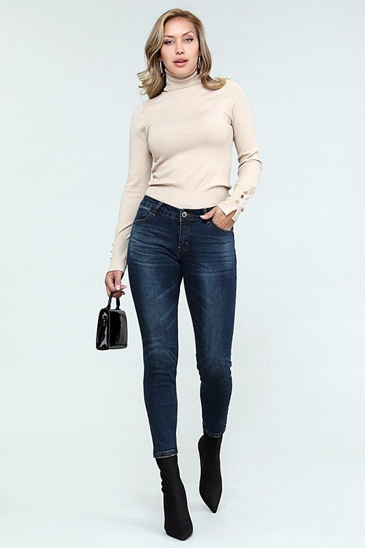Women's distressed Denim Jeans CLA-15D-65