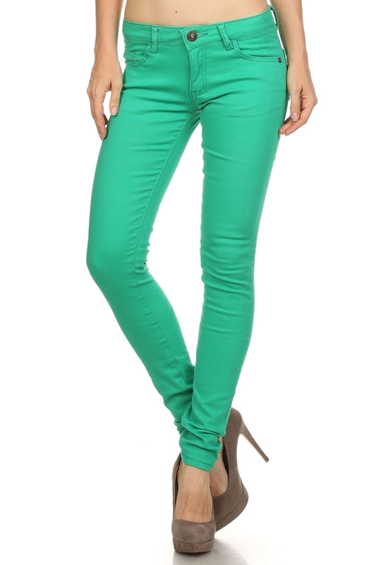 Juniors Everyday Basics Pants – Cotton 5-Pocket Fit