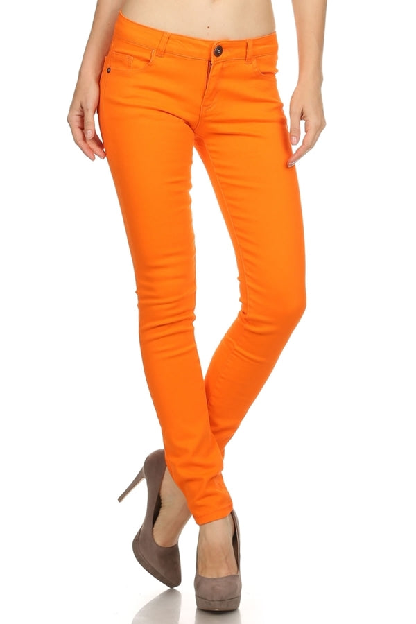 Juniors Premium Basics Pants – Soft Cotton 5-Pocket