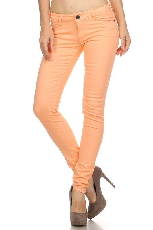 Juniors Basic Cotton Pants – Classic 5-Pocket Fit