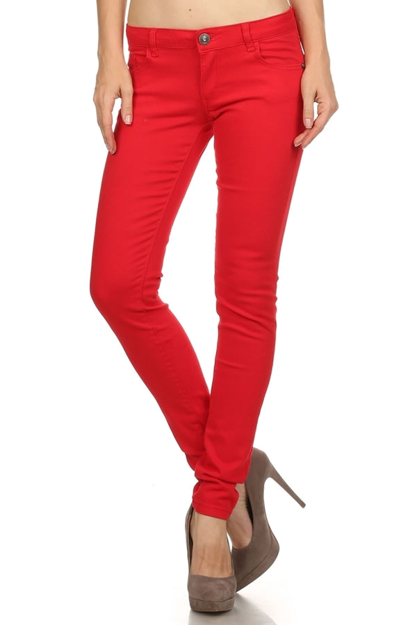 Juniors Premium Cotton Basics Pants – 5 Pocket Style