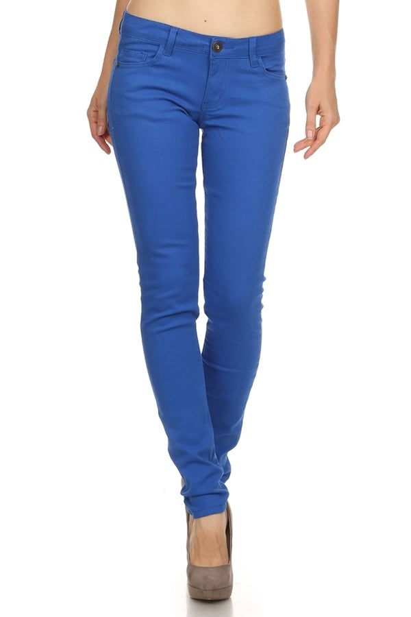 Juniors Cotton Stretch Basics – 5-Pocket Design