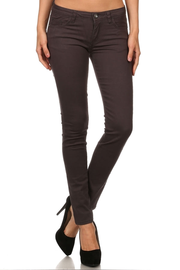 Juniors Casual Basics Pants – Premium Cotton 5-Pocket