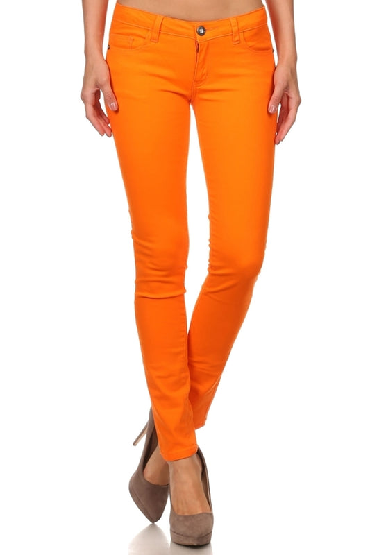 Juniors Cotton Basics 5-Pocket Pants – Slim Fit
