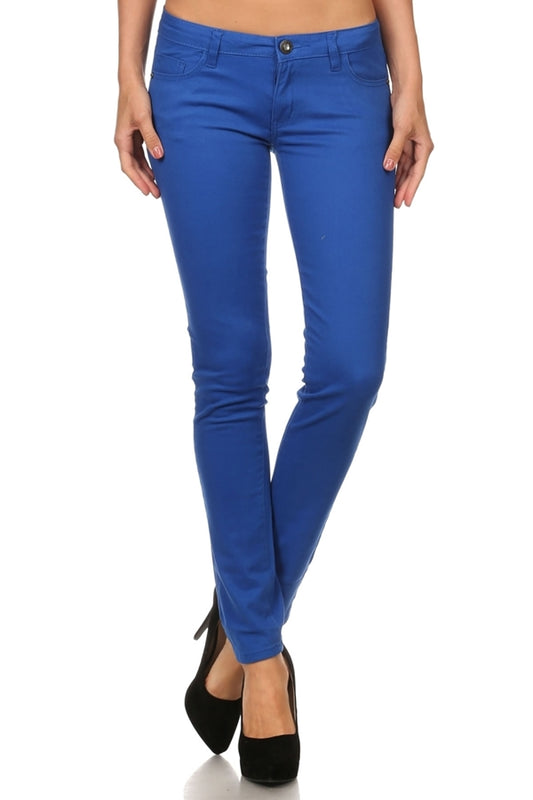 Juniors Premium Basics Pants – Soft Cotton 5-Pocket