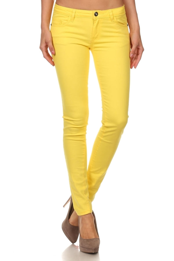Juniors Premium Cotton Basics Pants – 5 Pocket Style