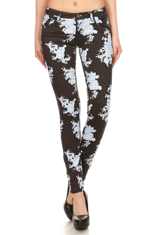 Juniors Floral Cotton Pants – Trendy Pattern Prints
