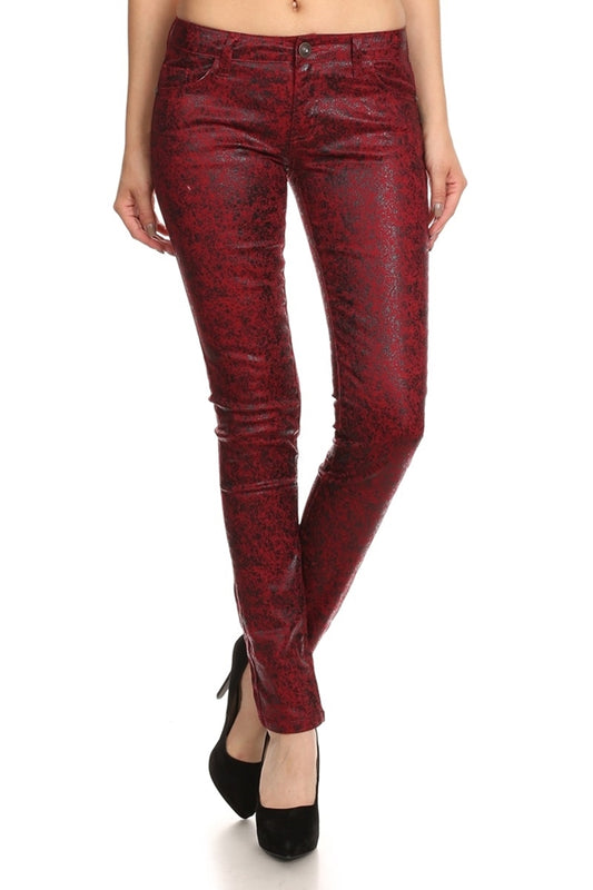 Juniors High Shine Metallic Pants – Party Ready