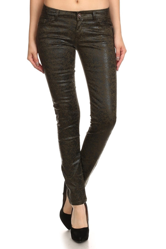 Juniors Metallic Party Pants – Shiny Finish