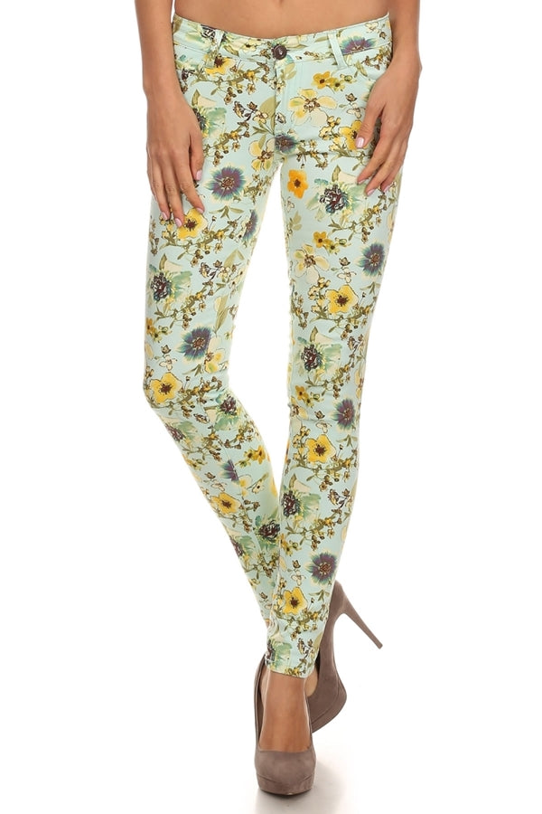 Premium Cotton Floral Pants for Juniors – Printed Style