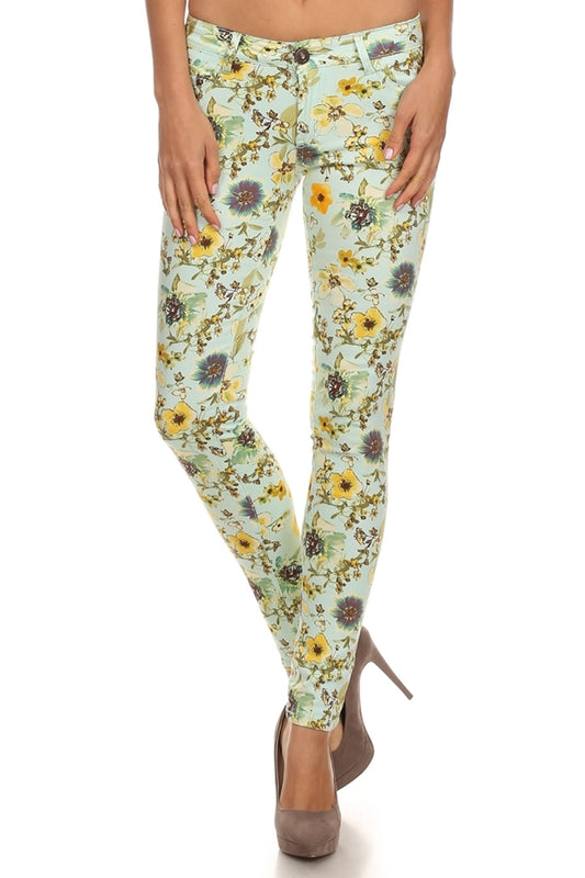 Premium Cotton Floral Pants for Juniors – Printed Style