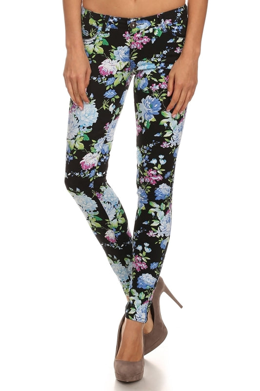 Juniors Soft Cotton Floral Pants – Patterned Style