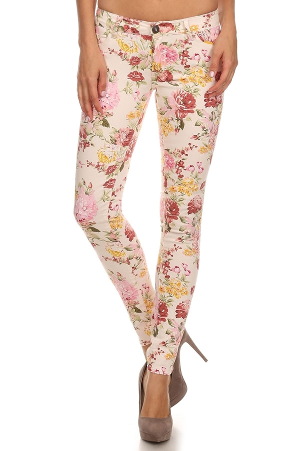 Juniors Cotton Pants with Floral Print – Trendy Look