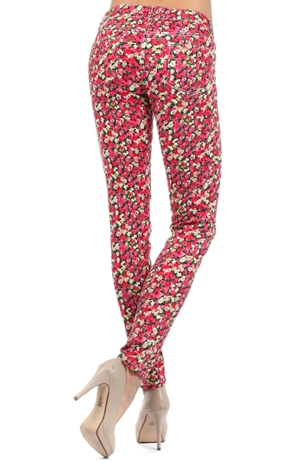 Juniors Floral Print Pants – Premium Cotton Fit