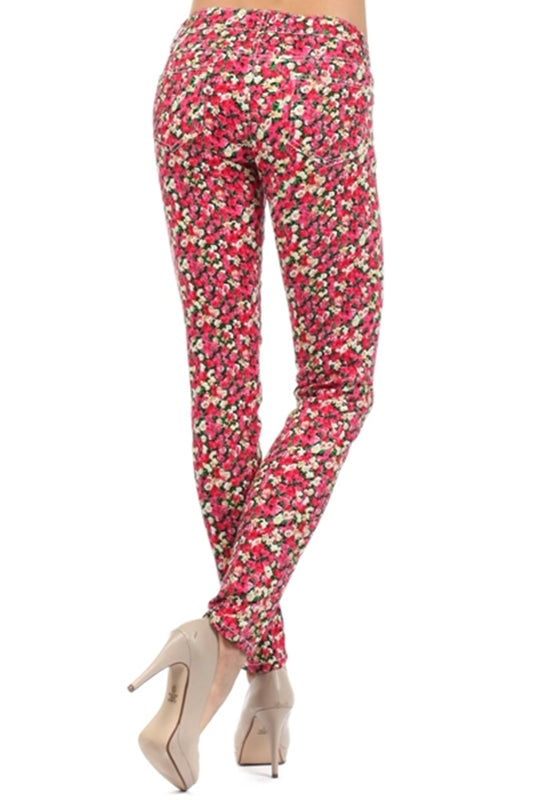 Juniors Floral Print Pants – Premium Cotton Fit