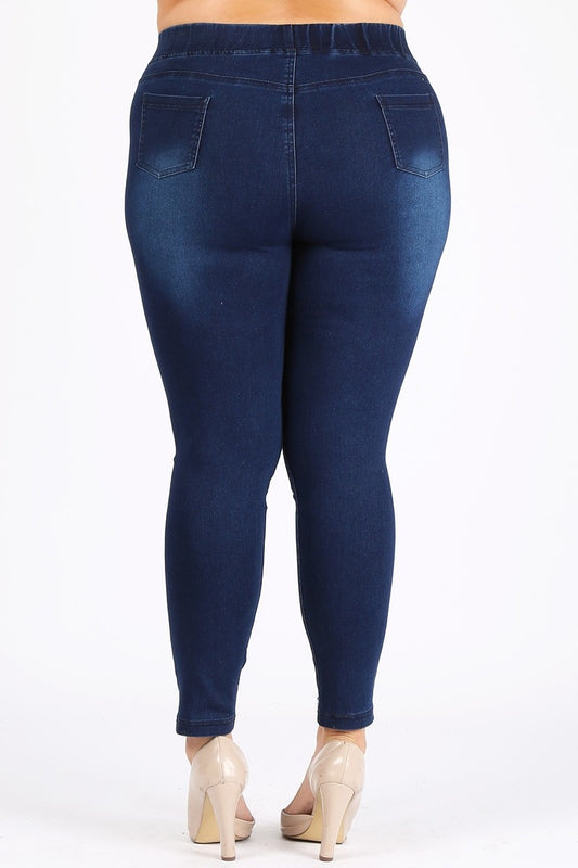 Extended plus size 4X/5X-5X/6X women Jeggings