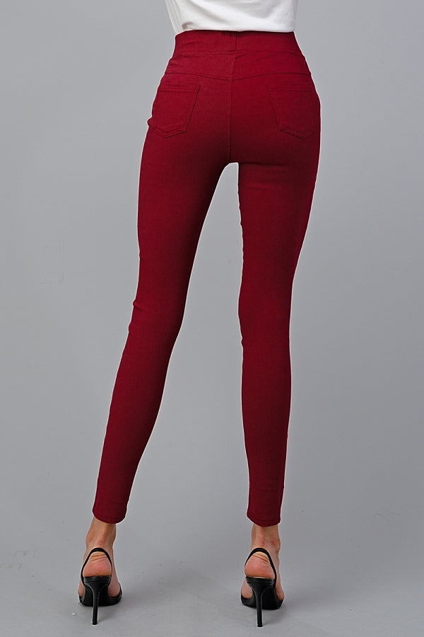 High Waist Super Stretch Skinny Jeggings Pants